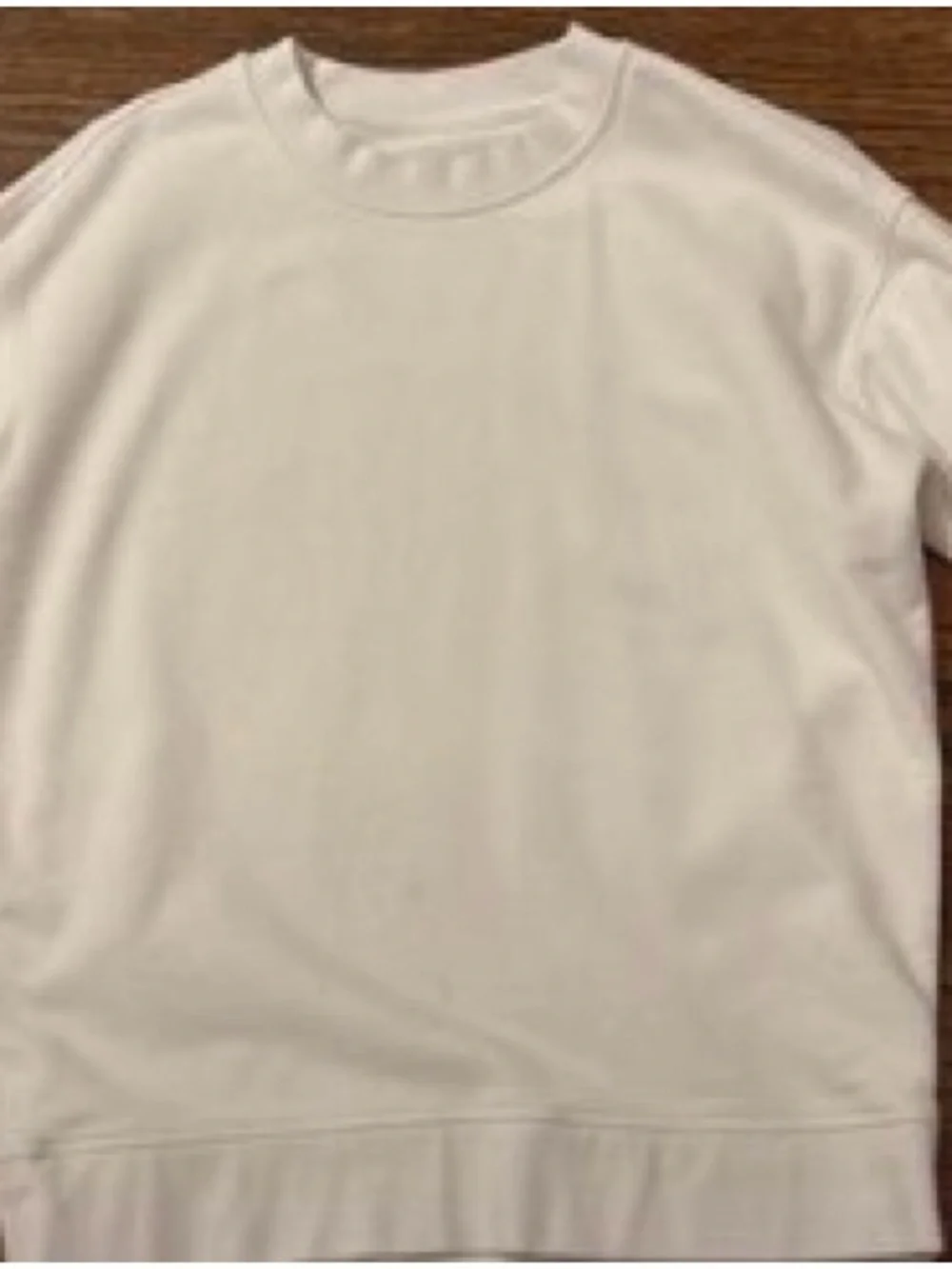 lululemon athletica Cream Crewneck Sweatshirt